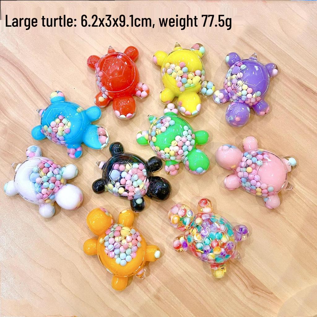 Svietiaca pohyblivá piesková blikajúca korytnačka ozdoba slepá škatuľa stojan na vystavenie šperkov