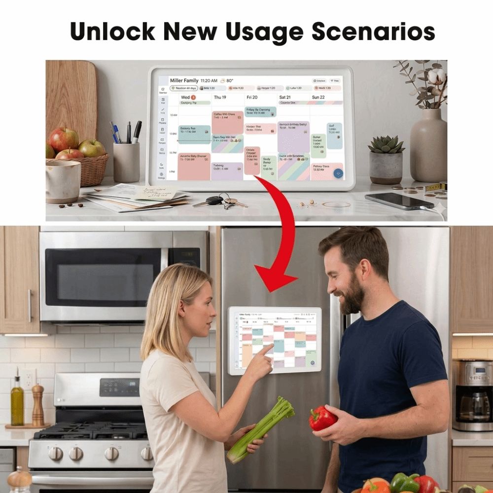 Metal Magnetic Mount Compact Back Plate Accessory Surface Adapter Refrigerator