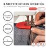 2Pcs 3Mm+4Mm Sewing Seam Guide Tool Jeans Thick Fabric Sewing Leveler Presser Foot Helper Sewing Machine Presser Foot