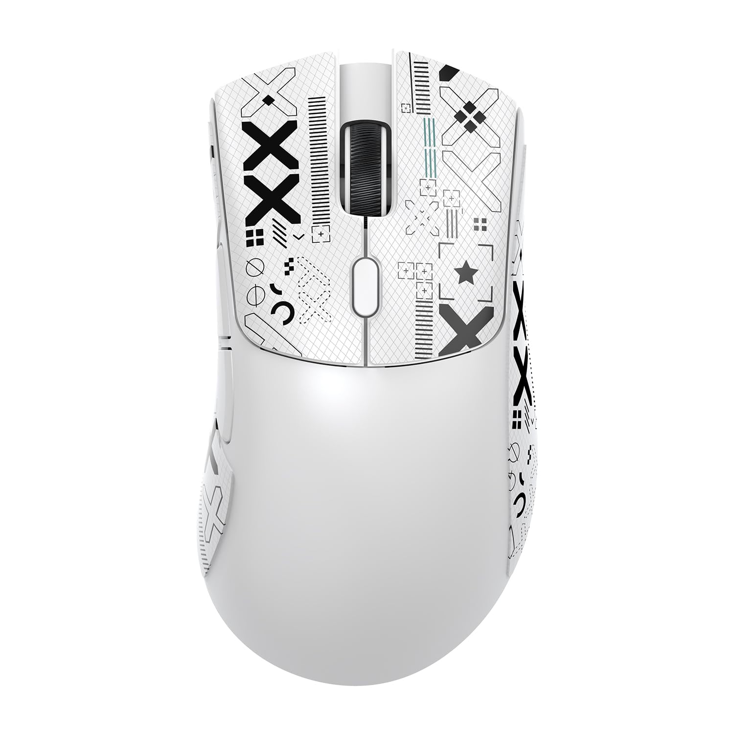 

ATTACK SHARK X ZIYOU LANG R1 Gaming SUPERLIGHT Wireless 6 White Mouse, 2.4Ghz/Bluetooth/Type-C PAW3311, 18000DPI, Ultra-Lightweight 59g, Rechargeable,