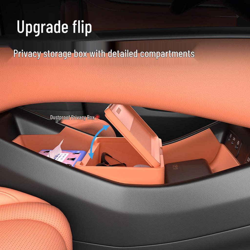 Compatible with 25 Models: Seal 07DMI Center Console Lower Storage Box Car Interior Accessories
