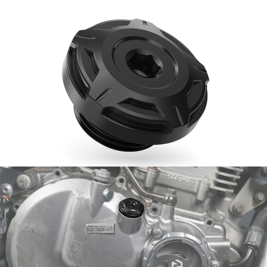 For 1996-2024 Suzuki DR650S DR650SE Oil Filler Plug Aluminum Motorcycle Oil Filler Cap Cover for Suzuki DR650 S SE DR650S\SE