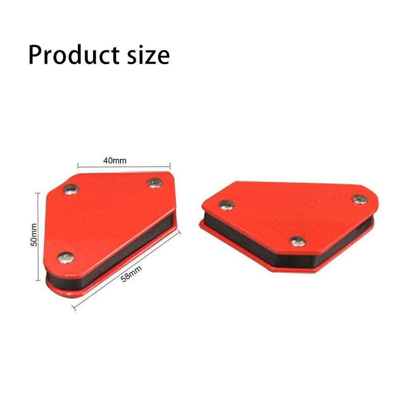 4pcs/set 9LB Magnetic Welding Holders Multi-angle Solder Soldering Locator 45/90/135 Degrees Weld Fixer Triangle Locator Tools