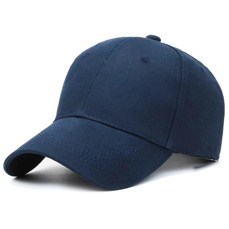 1Pc solid color fashionable men's and women's outdoor baseball cap, multi-color optional duckbill cap