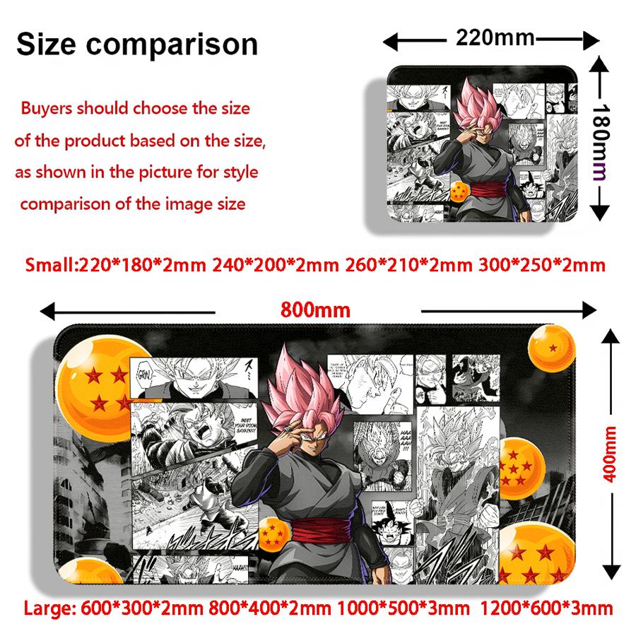 Anime Dragon Ball Goku Anti slip Mouse Pad Computer Laptop Pad office Pad Desk accessories Game Console Pad Keyboard Mouse Pad
