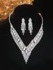 Alloy Necklace Set - Fashionable Banquet Jewelry Chain For Women - Bridal Wedding Jewelry Set