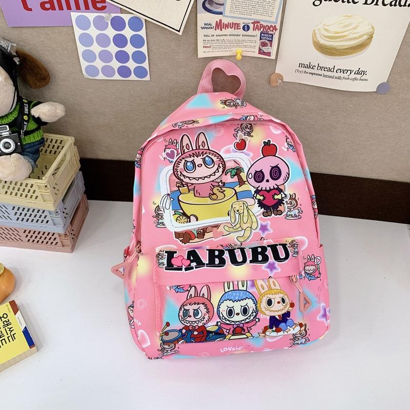 School Bag Backpack Children's Bag LABUBU Elementary School Backpack Girl Boy School Backpack 6 Colors