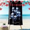 Rammstein Print Beach Towel, Large Soft Quick Dry Towel for Beach Camping Swimming