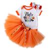Baby Girls Kids Skirts Set 3PC Romper+Skirts+Headband Halloween Outfits