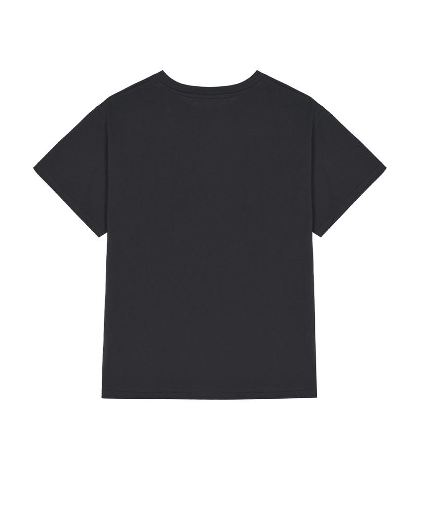 Nigaennikol Nicole Butterfly Sleeve Top_Charcoal Yellow