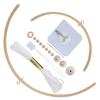 Wind Chime Kit DIY Handcraft Chimes Bells Wood Baby Crib Mobile Wind Chime Pendant