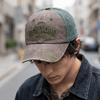 Retro New York Letter Embroidery Baseball Cap Adjustable Hip-Hop Distressed Faded Cap Western Streetwear Hat For Man Women