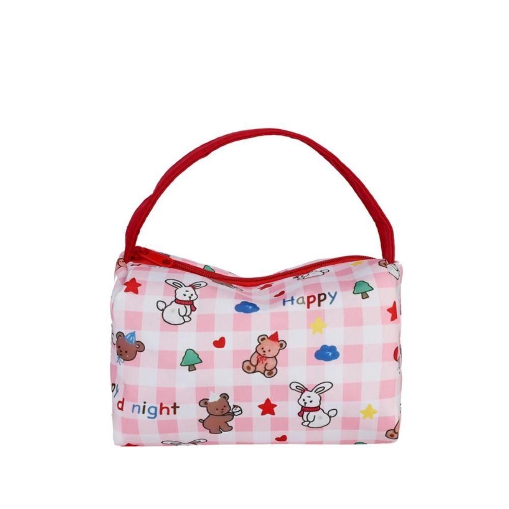 

Ins Style Cartoon Cosmetic Bags Multifunctional Large Capacity Makeup Bag Portable Sweet Travel Bags Women