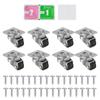 8/16PCS Mini Caster Wheel Heavy Duty Furniture Swivel Caster Wheel Self-Adhesive Furniture Rolling Wheel for Table Chair Sofa