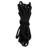 5 Meters 9 Cores Safety Rope Polyester Parachute Cord Camping Rope for Outdoor Survival Hiking Black