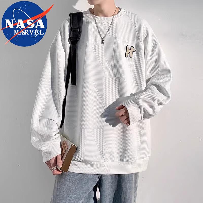 

NASA MARVEL Men s Loose-Fit Crewneck Sweatshirt 2XL