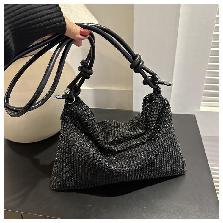 Fresh Fashionable Shiny Sweet Handbag For Women 2024 Spring New Tote Shoulder Bag