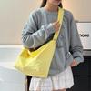 Korean new casual nylon tote bag simple and fashionable, large capacity one-shoulder versatile crossbody commuter bag