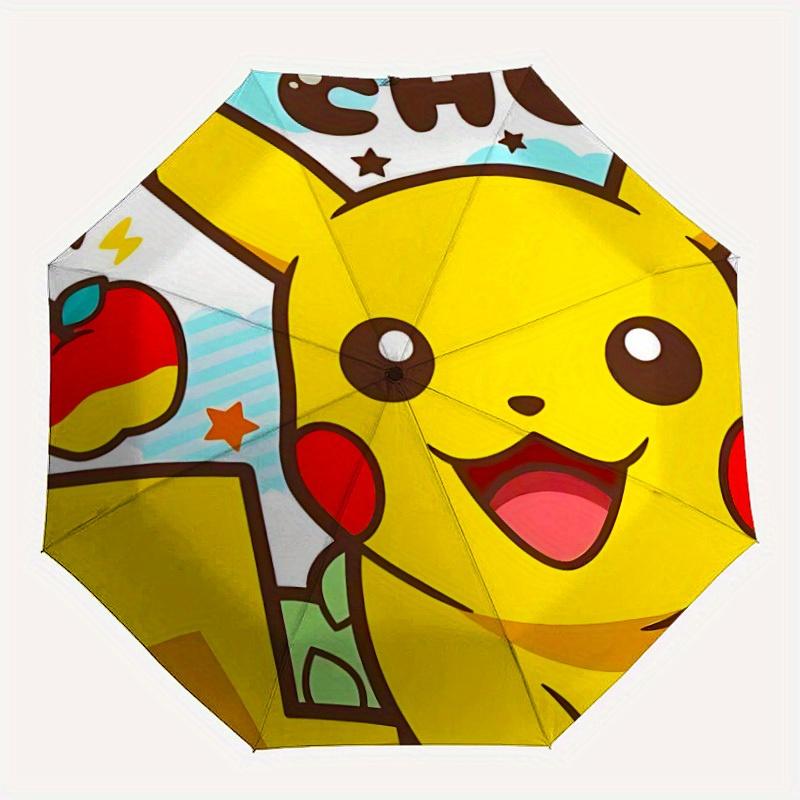 

1PC, Pokémon Automatic Umbrella with Folding feature Compact Umbrella, Perfect Gift for Birthday, Valentine s Day, windproof Umbrella,0827098