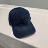 Denim cap summer light version solid color casual baseball cap female Korean version versatile curved brim sun hat male tide