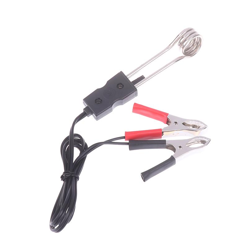 Car Alligator Clips Heater Auto Electric Tea Coffee Water Heater Dc 12V/24V 20W Cigarette Lighter Adapter Portable Heater