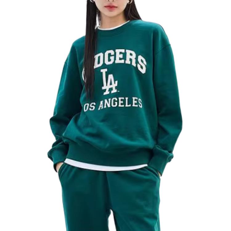 MLB T Shirts Unisex Green Crew Neck Moderate 3ATSV0134-07GND