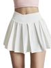 Women's High-Waisted Pleated Yoga Skirt for Running, Tennis & Fitness