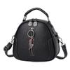 2024 Fashion Women's Small Round Crossbody Bag with Cute Pendant