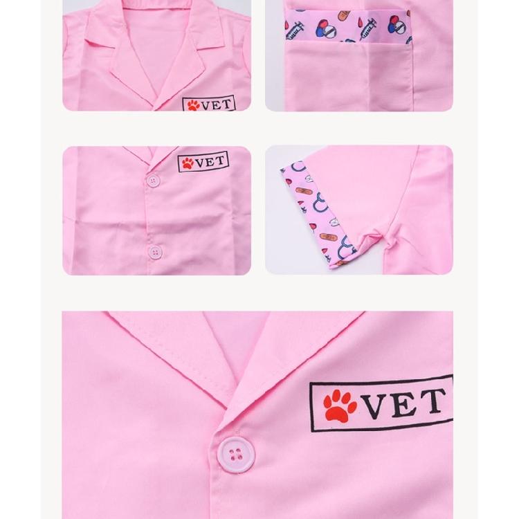 Kids Veterinarian Costume,Veterinarian Pretend Play Dressing Up Set Kids Animal Doctor Role Play Costume for Boys Girls