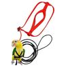 Hot sale Ready Stocked Anti-Bite Training Rope Bird Leash Parrot Flying Harness