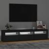 VidaXL TV Stand with LED Lights Entertainment Center Storage Media Console Living Room Furniture Home 3152755