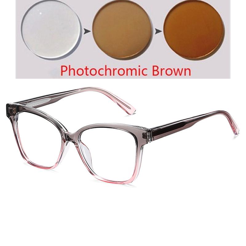 0 -0.5 -0.75 To -6.0  Anti Blue Rays Oval Prescription Spectacles With Cylinder Vintage Spring Hinge Short-Sight Eyewear