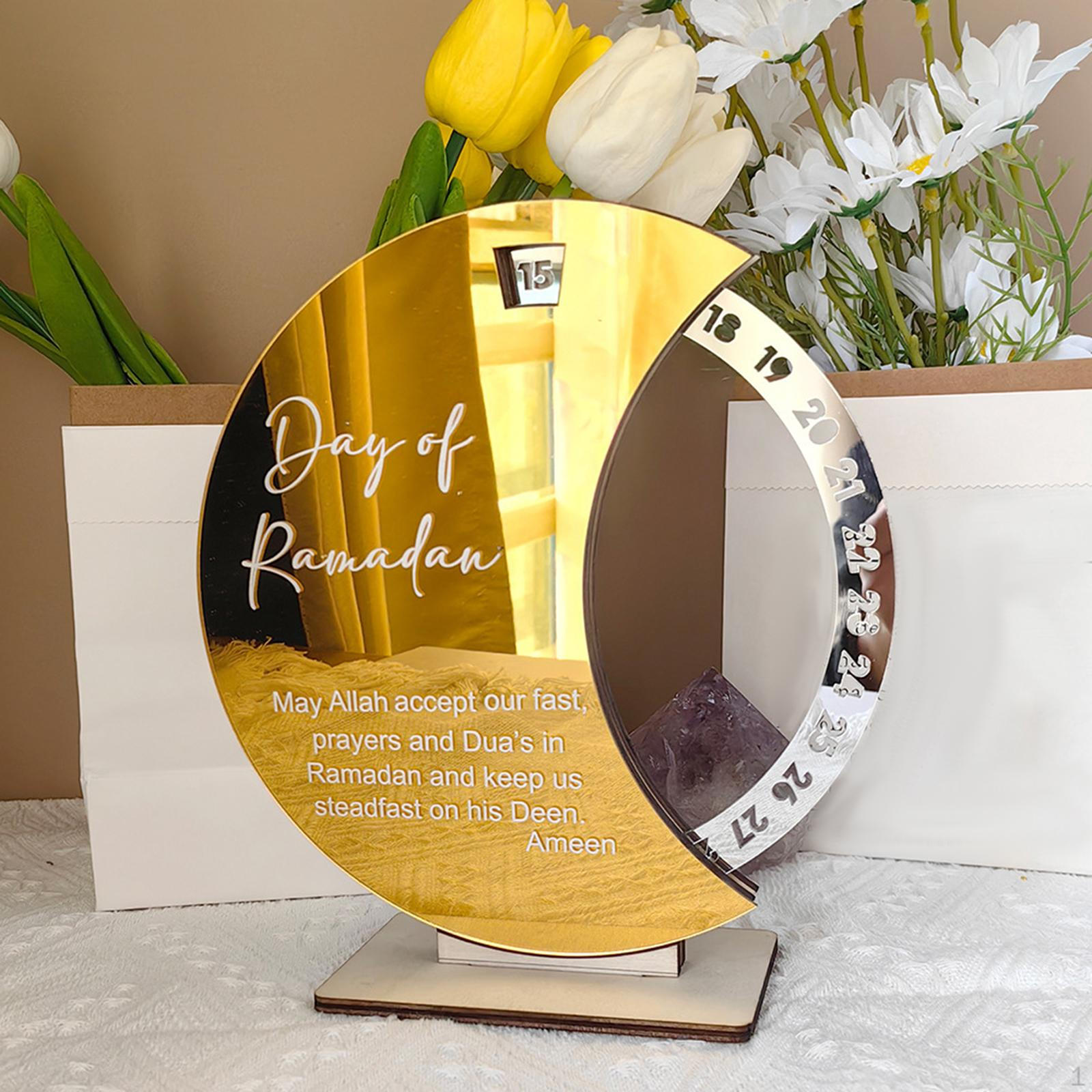 

Ид Мубарак Адвент календарь Луна украшения диаметр 20 см арабские ремесла для декора свадебной вечеринки Style A