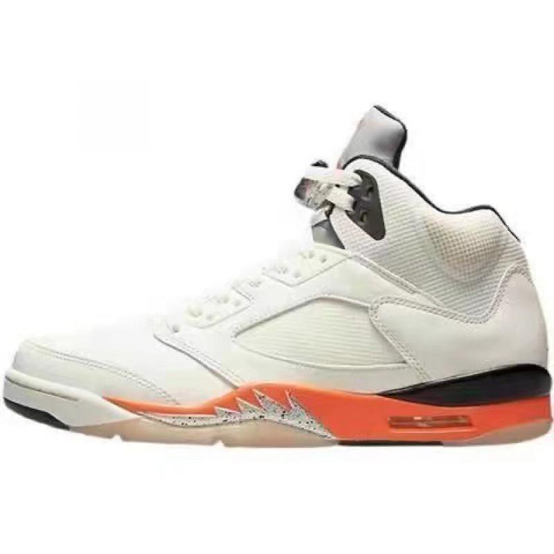 Men Women Basketball Shoes AJ5 Style Mid Top Sneakers With Air Cushion Rubber Sole Running Court Outdoor
