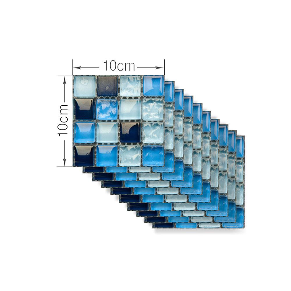

Мозаичные наклейки, креативные наклейки на плитку, украшения дома, сделай сам, водонепроницаемые настенные наклейки, напольные наклейки 10*10cm(10Pcs)
