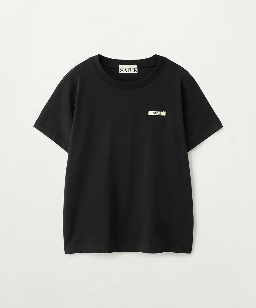 Seteo (W) Supima Basic Crew Neck Short Sleeve T-Shirt Black