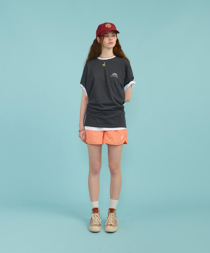 HELLO SUNRISE Water Shorts(W)_Apricot