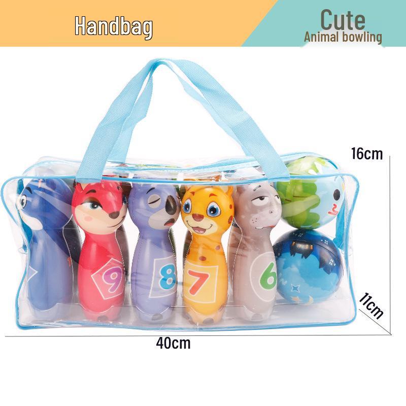 Children's Solid Indoor Bowling Ball - Large, Safe, Parent-Child Sports Toy for Kindergarten Games