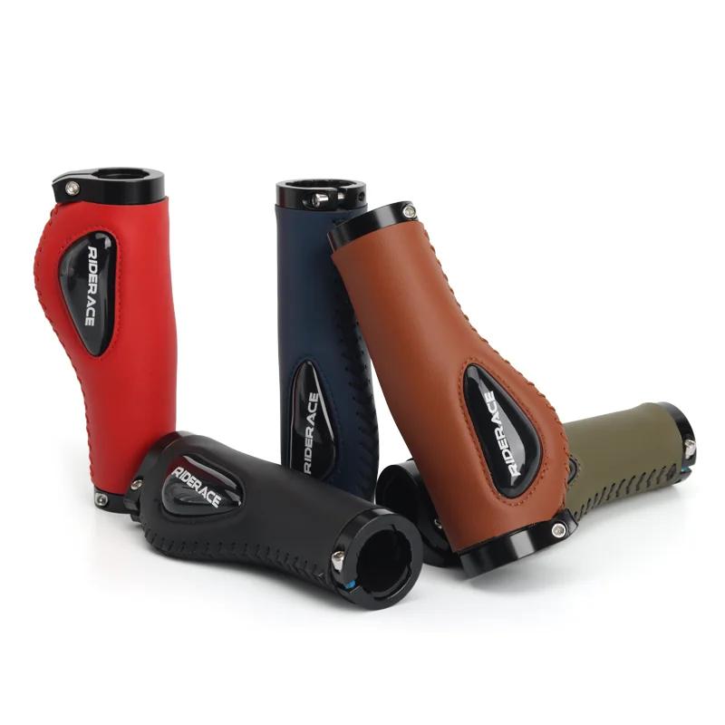 Silicone Bicycle Handlebar Cover for MTB Bike Soft Single-Sided Locking Plug Non-Slip Cycle Grip Bike Accessories Silicone синий