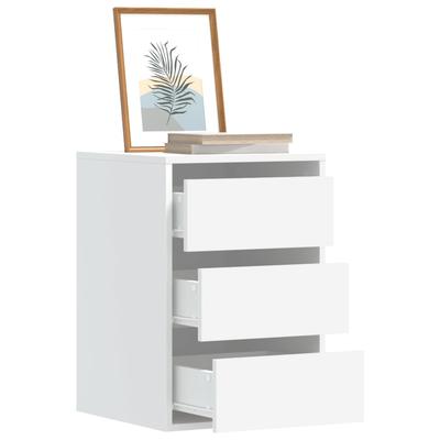 Vidaxl Chest of Drawers, White, 40X41X58 Cm, Wood-based Material