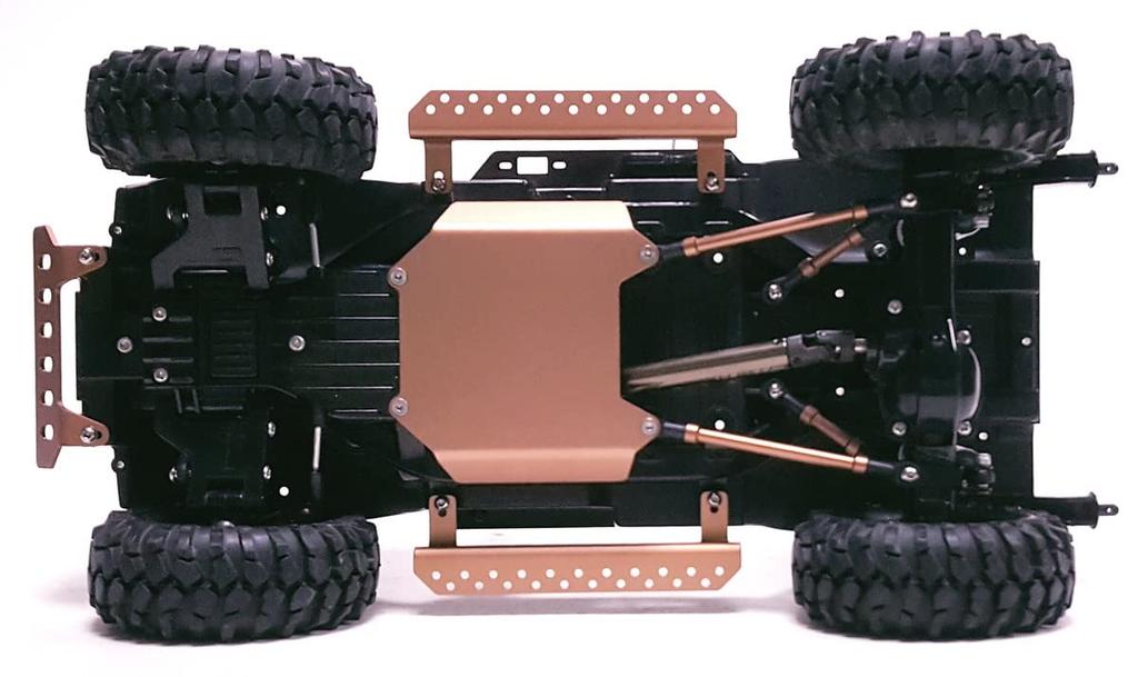 KF RC Ultra Lightweight Aluminum Alloy Under Guard for Tamiya CC-01