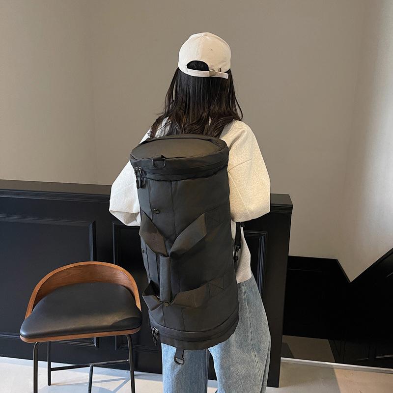 Simple travel bag New shoulder independent shoe cabin Large capacity messenger bag Swimming fitness sports backpack