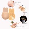 4PCS Push Up Sticky Bras for Women, Backless Invisible Bra Adhesive Bra Breast Lift Tape Reusable Nipple Covers
