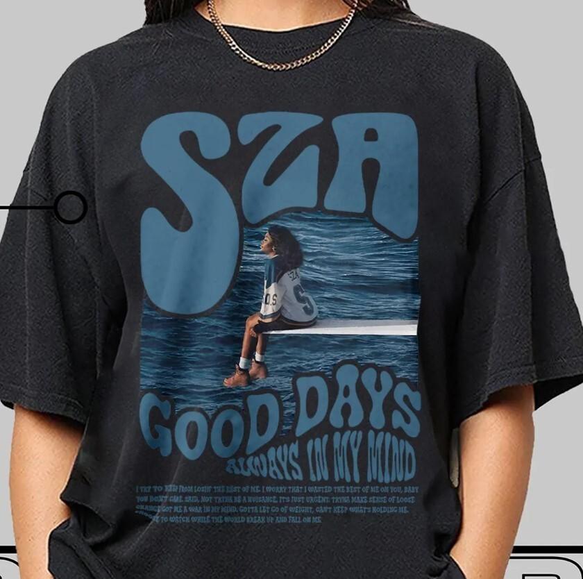 Sza T-Shirt Vintage Sza Fan Shirt Sza and Kendrick Lamar Tour Tee Sza Fan Unisex T-Shirt S