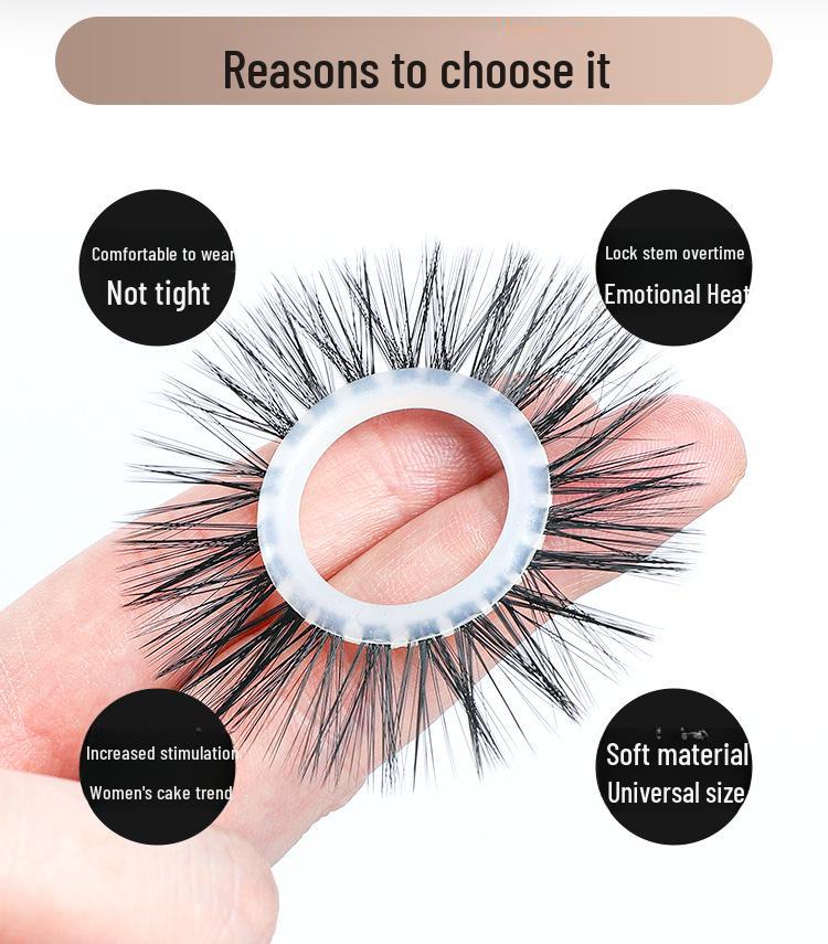 Miji Silicone Sheep Eye Ring - Thick and Thin Hair Lock, Fun Glans and Foreskin Rings for Men, 350/Box.