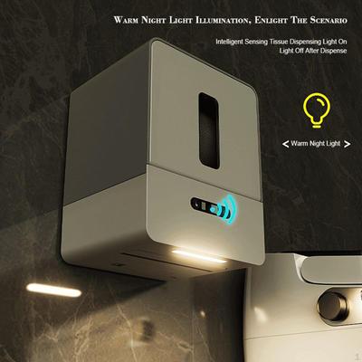 Electric Toilet Paper Holder Automatic Rack Wall Mounted Convenient Towel Dispenser for