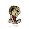 One Piece Devil Fruit Brooch - Ace Flame & Rubber Fruit Badge Jewelry
