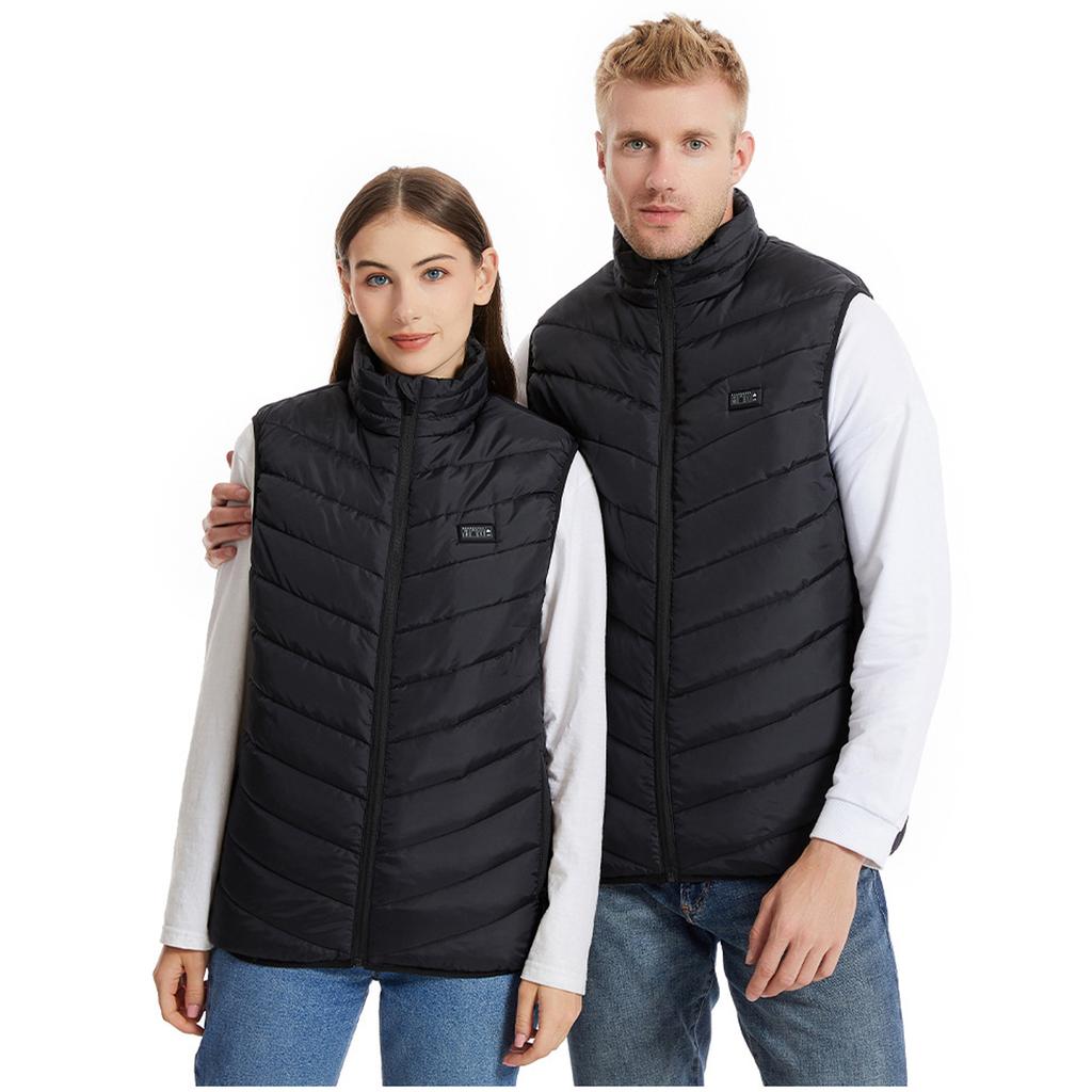 Men's And Women's Fashion Casual Warm Heated Solid Jacket Vests
