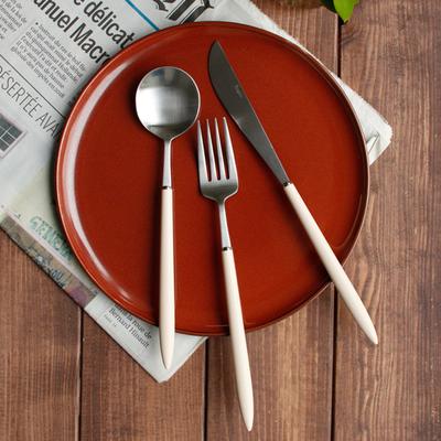 (Στέλλα) Σατινέ Μαχαιροπίρουνα Κουτάλι, Πιρούνι, Μαχαίρι - 5 χρώματα