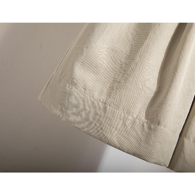 DIMANAF 2025 Plus Size Shorts Summer Women Wide Leg Pants Solid Loose High Waist Casual Short Pants Basic Harem New